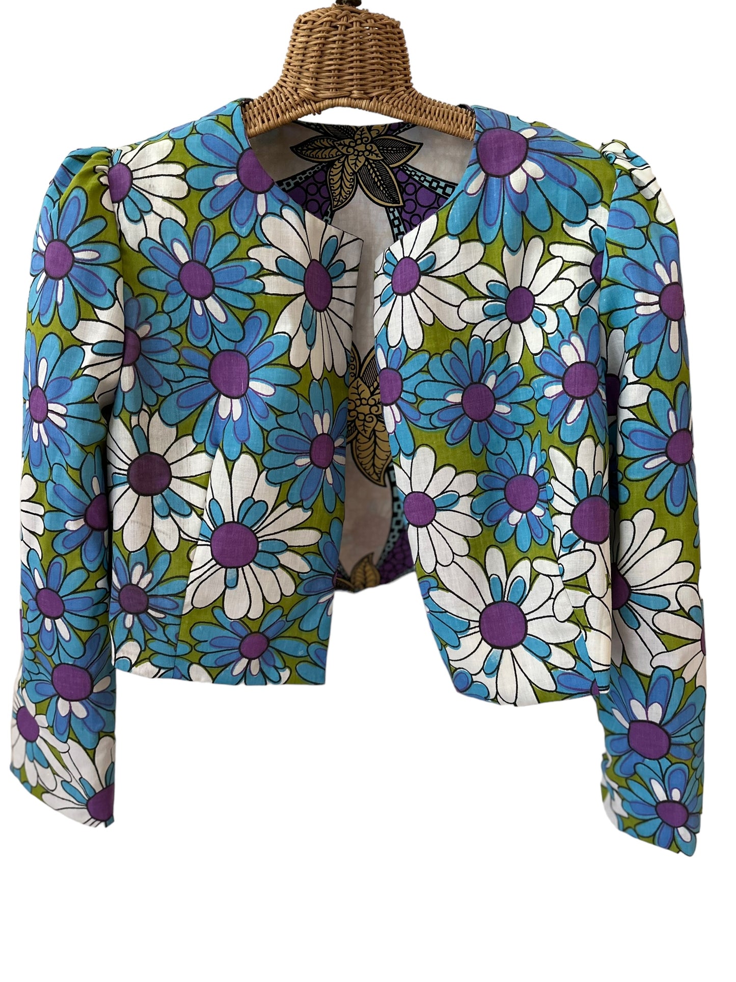Mila jacket in Daisy/Orchid