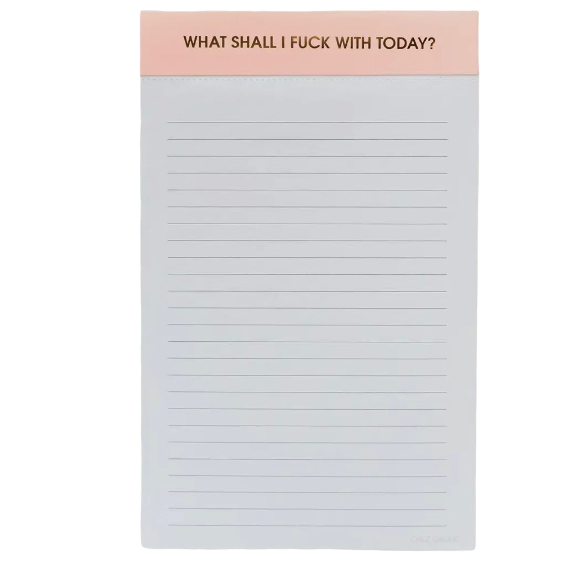 Chez Gagné What Shall I Notepad