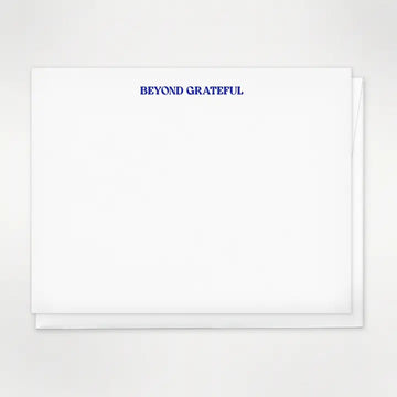 Huckleberry Letterpress: Beyond Grateful Note Cards