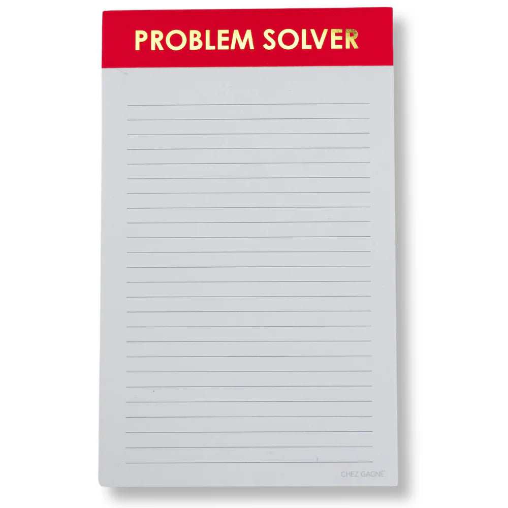 Chez Gagné Problem Solver Notepad