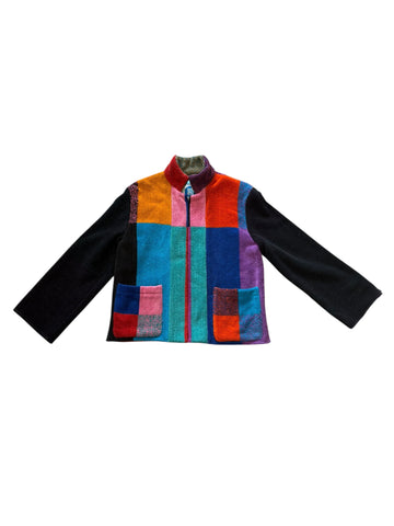 Ragazza jacket in Jewel Color Block