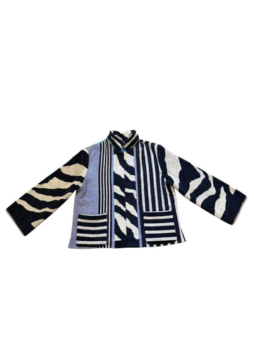 Ragazza jacket in Zebra Stripe