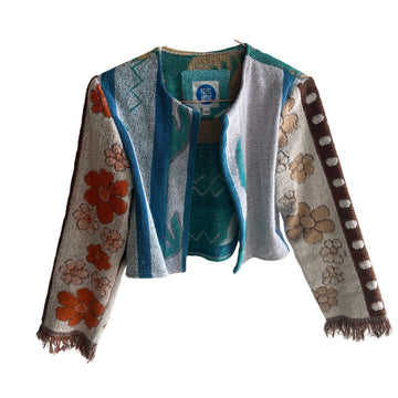 Chica jacket in Palm Flower