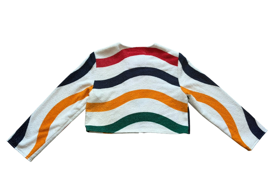 Chica jacket in Wavy Stripes