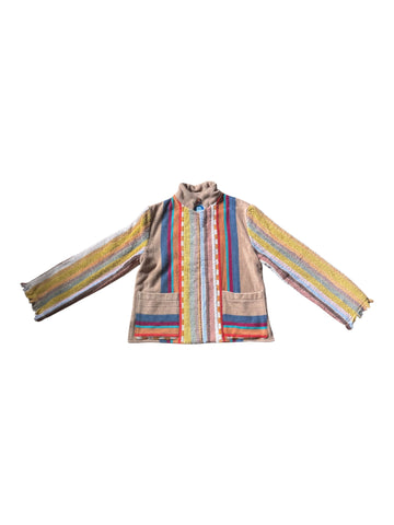 Ragazza jacket in Tan Stripe