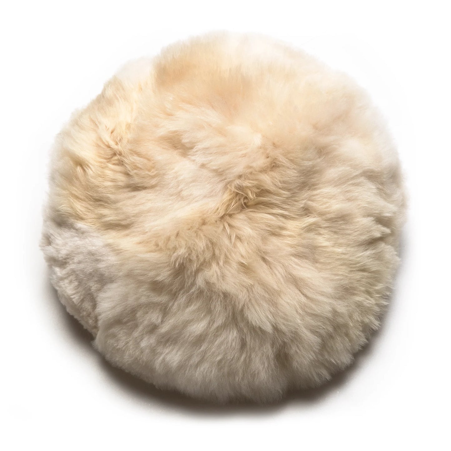 Intiearth Alpaca Moon Pillow: Crema