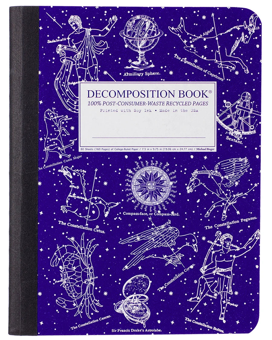 Decomposition Celestial Composition Notebook: Large