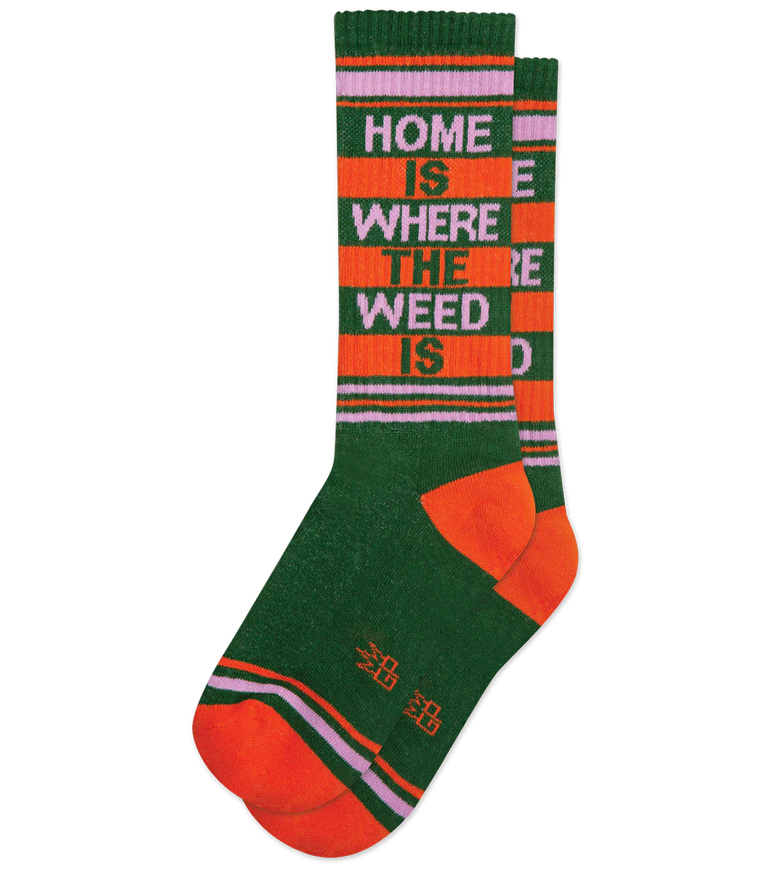 Gumball Poodle Socks: Home is Where the Weed is
