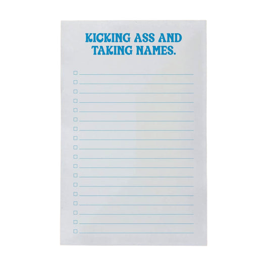 Huckleberry Letterpress: Kicking Ass Notepad