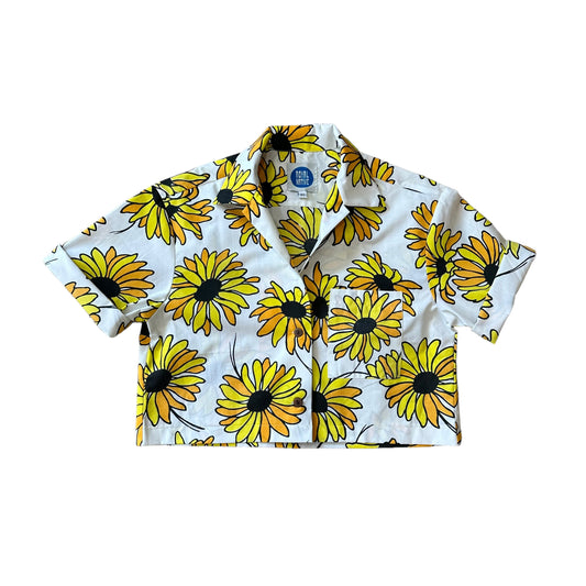 Venice Hawaiian shirt in Dancing Daisies