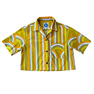 Venice Hawaiian shirt in Sunshine Stripe