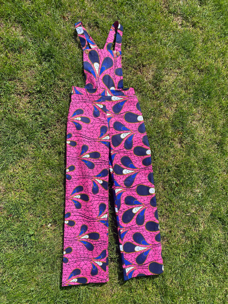 Beck overalls in Pink Peacock
