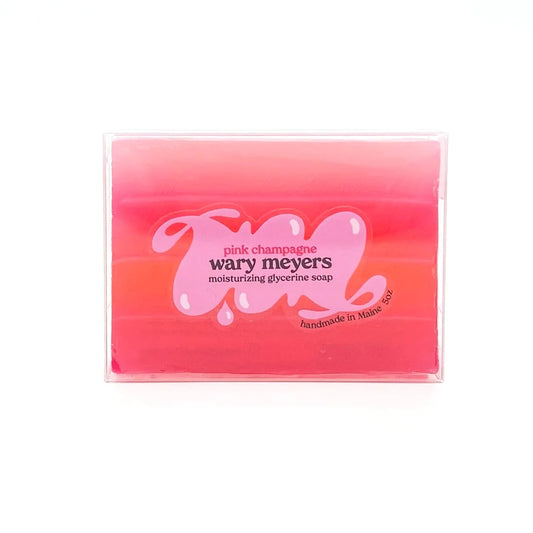 Wary Meyers Moisturizing Glycerine Soap: Pink Champagne